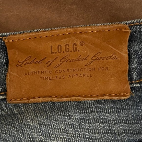 H&M Straight-leg Weathered Demin Jeans - size 27 - Picture 9 of 10